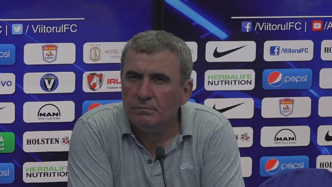 "Hagi președinte!". "Ați văzut cum arată spitalul din Constanța? S-a renovat vreo școală, vreun teatru? Ce facem?". O nouă conferință de presă furibundă, după meciul cu Gent