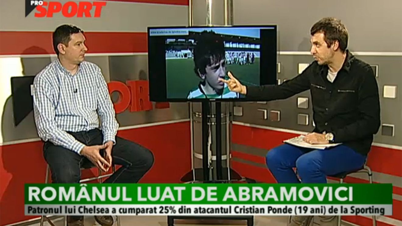 Patronul lui Chelsea a cumpărat 25% din românul Cristian Ponde. VIDEO ProSport Raport - Ștucan și Remeș au analizat în ce măsură e normal ca o persoană privată să dețină un jucător