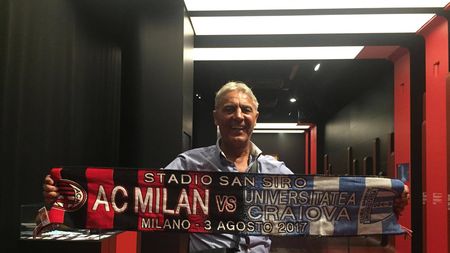 Oltenii cred în minune! FOTO | Cârțu și Săndoi, alături de CS U Craiova la Milano: "Putem scrie istorie!" Cum comentează înfrângerea Viitorului și victoria FCSB-ului