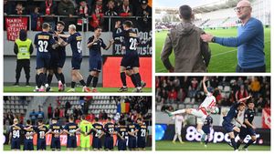 Leo Grozavu, mulțumit de jucătorii săi abia după ce a ”intrat” în ei la pauza meciului cu Dinamo: ”Nu am înțeles teama din primele 30 de minute. Am avut momente de amorțeală”