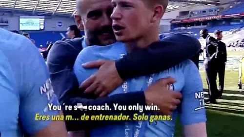 Kevin de Bruyne, mesaj incredibil pentru Guardiola: 