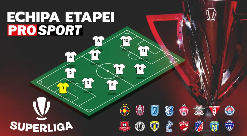 El e fotbalistul începutului de sezon în Superliga pe postul său: fixat în Echipa Etapei ProSport de trei runde! Cum arată primul 11 ideal din această săptămână cu o singură victorie a gazdelor! SPECIAL