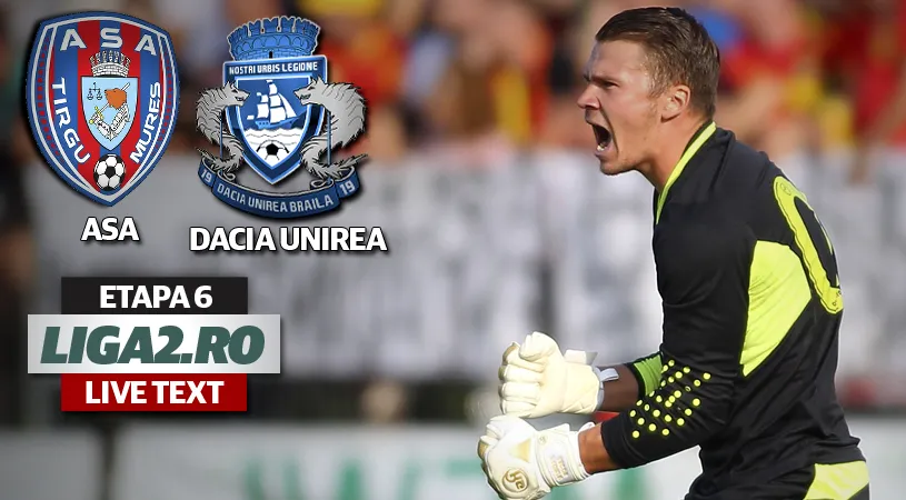 ASA Târgu Mureș - Dacia Unirea 2-1.** Alexandru Neagu aduce victoria dintr-o poziție de offside. Brăilenii reușiseră să revină în meci până la acea fază controversată