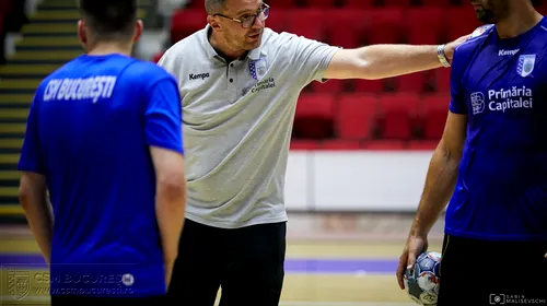 CSM București a schimbat strategia din temelii la handbal masculin! Antrenorul a fost promovat din propria pepinieră, iar la echipă au mai rămas doar patru jucători străini