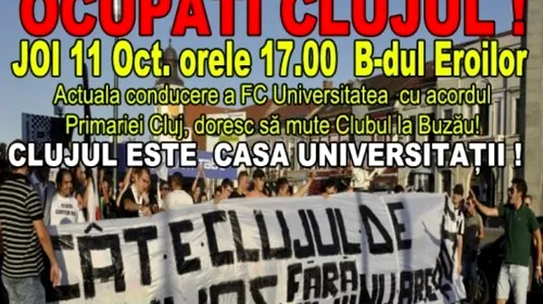 Reîncepe nebunia la Cluj!** Suporterii lui „U” pregătesc noi proteste