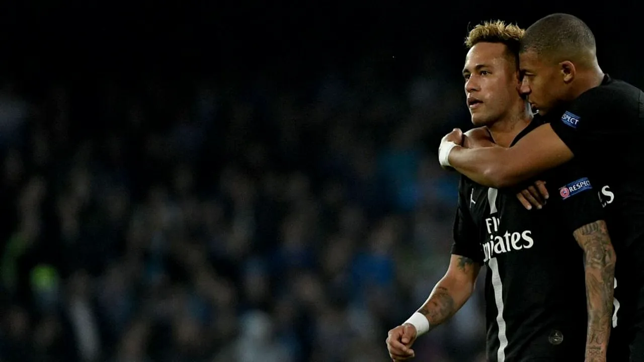 Neymar, un car de nervi după remiza Napoli - PSG. Merge la Comisii: 