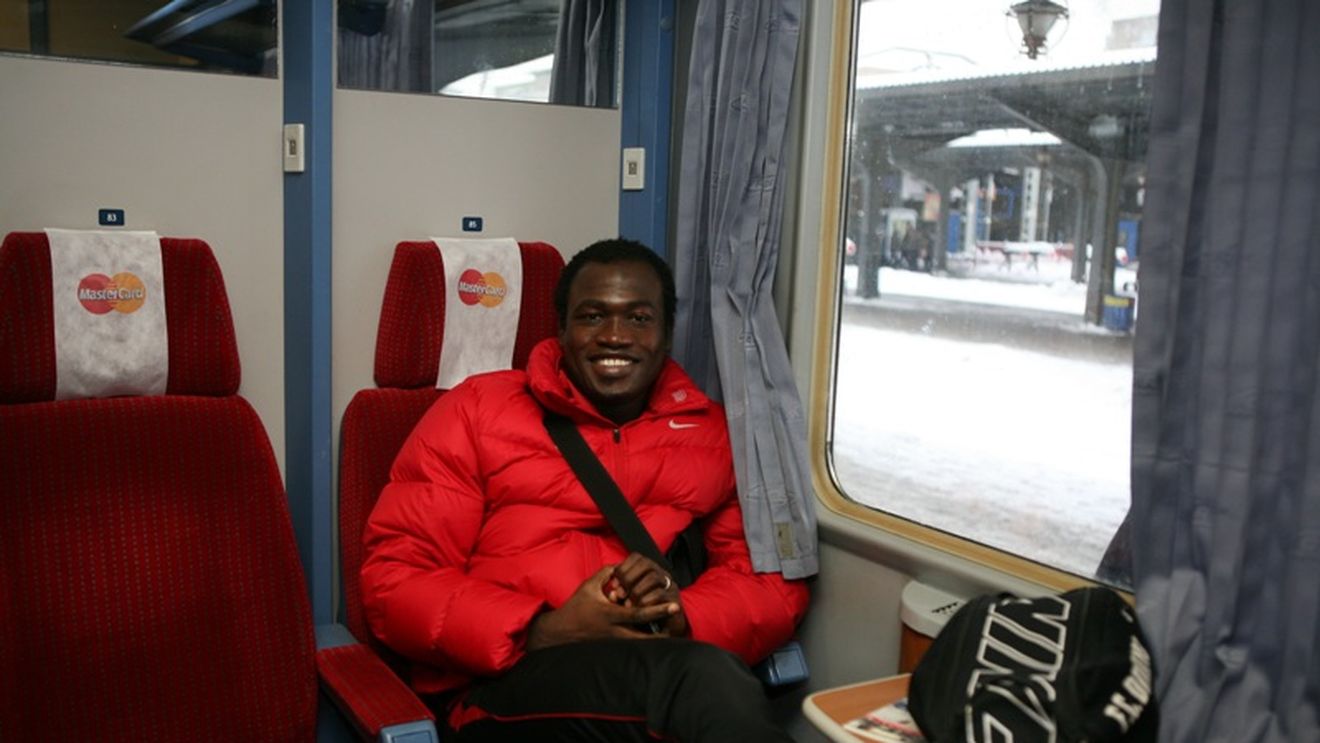 Prima oară cu trenul!