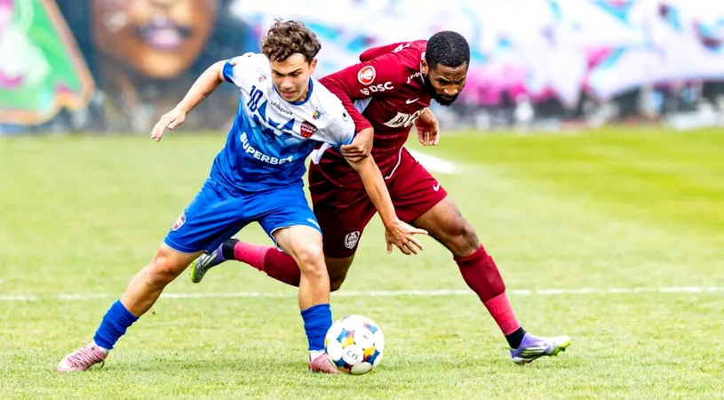 CS Gloria Bistrița a pierdut categoric amicalul cu CFR Cluj. Fosta campioană a României, prea puternică pentru formația din Liga 2