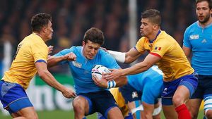 VIDEO | Un alt jucător din naționala României a ieșit în evidență la Cupa Mondială de rugby printr-un gest care a strârnit comentarii. "Spune multe despre acest sport". Florin Vlaicu a prins XV-le ideal al națiunilor din eșalonul doi