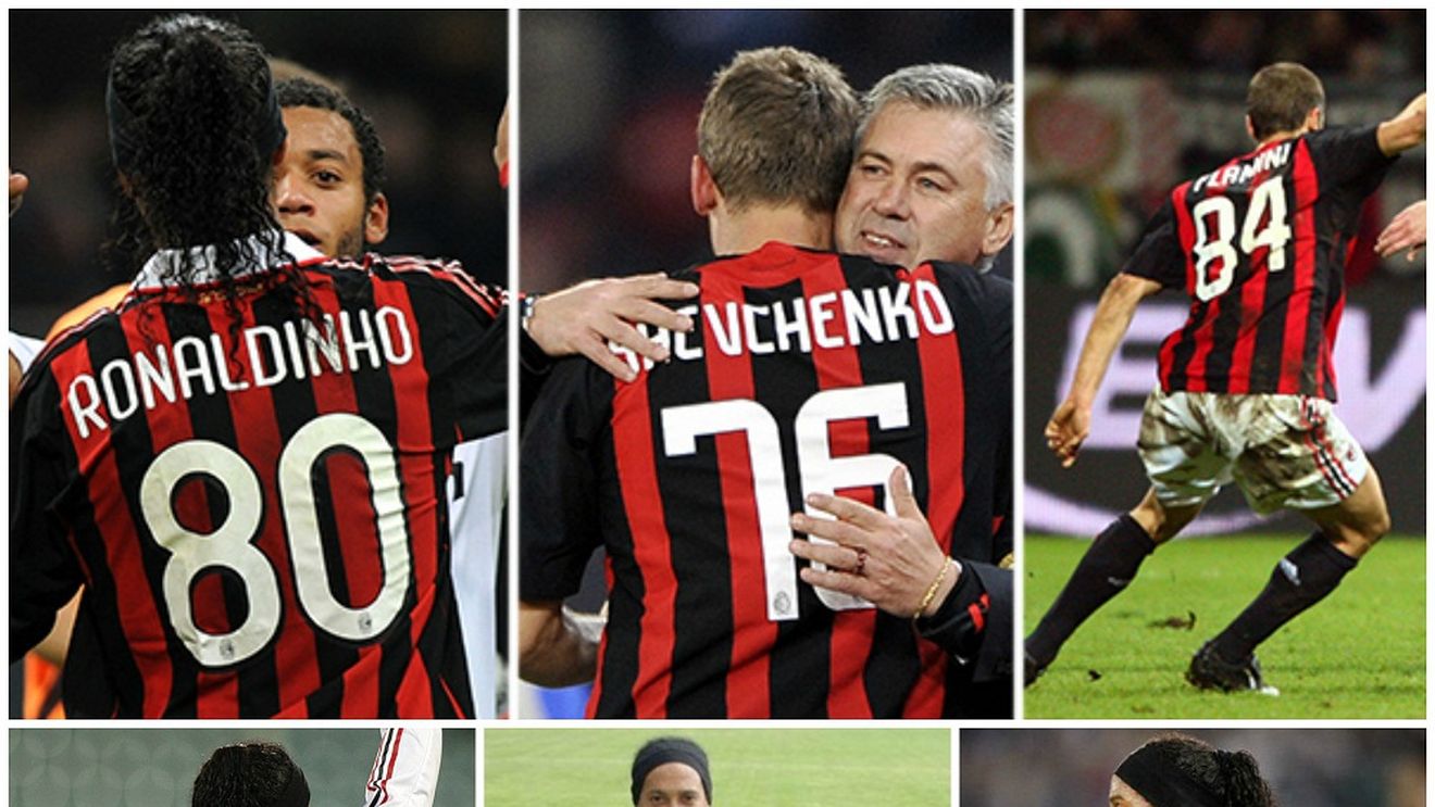 6. Tripleta: Ronaldinho, Shevchenko, Flamini - "80, 76, 84"