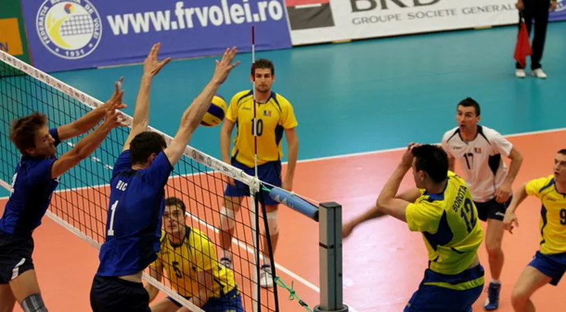 Grecia - România, scor 3-0, în primul meci din grupa B a Ligii Europene de volei masculin