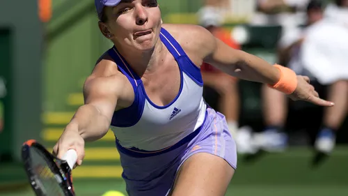 Halep a oferit imaginea turneului de la Indian Wells. 