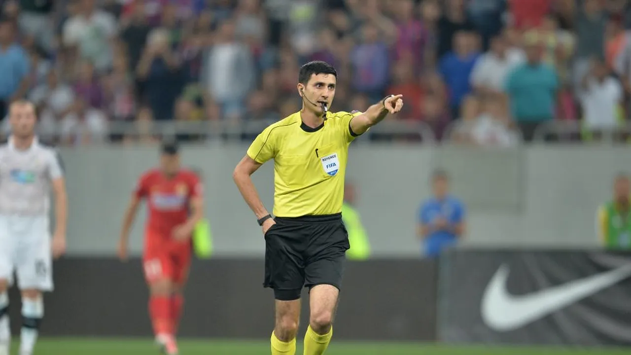 Brigadă din Azerbaidjan la meciul Insulele Feroe - România. Centralul le-a arbitrat pe FCSB și Astra în cupele europene