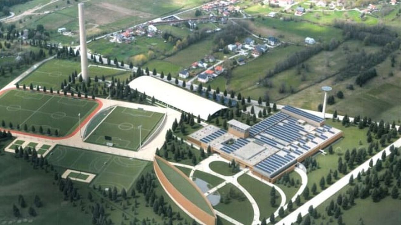 Baza sportivă de 60.000.000 de euro, ca-n Vest, de pe locul fostei fabrici de fibre din Câmpulung a primit acceptul Agenției de Mediu. Coșul de fum și castelul de apă, parte din proiectul gigant