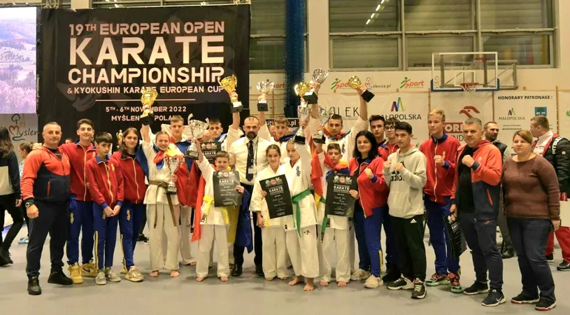 Reușită fenomenală pentru România la Campionatului European de Juniori la Karate din Polonia! Ploaie de medalii pentru sportivii noștri