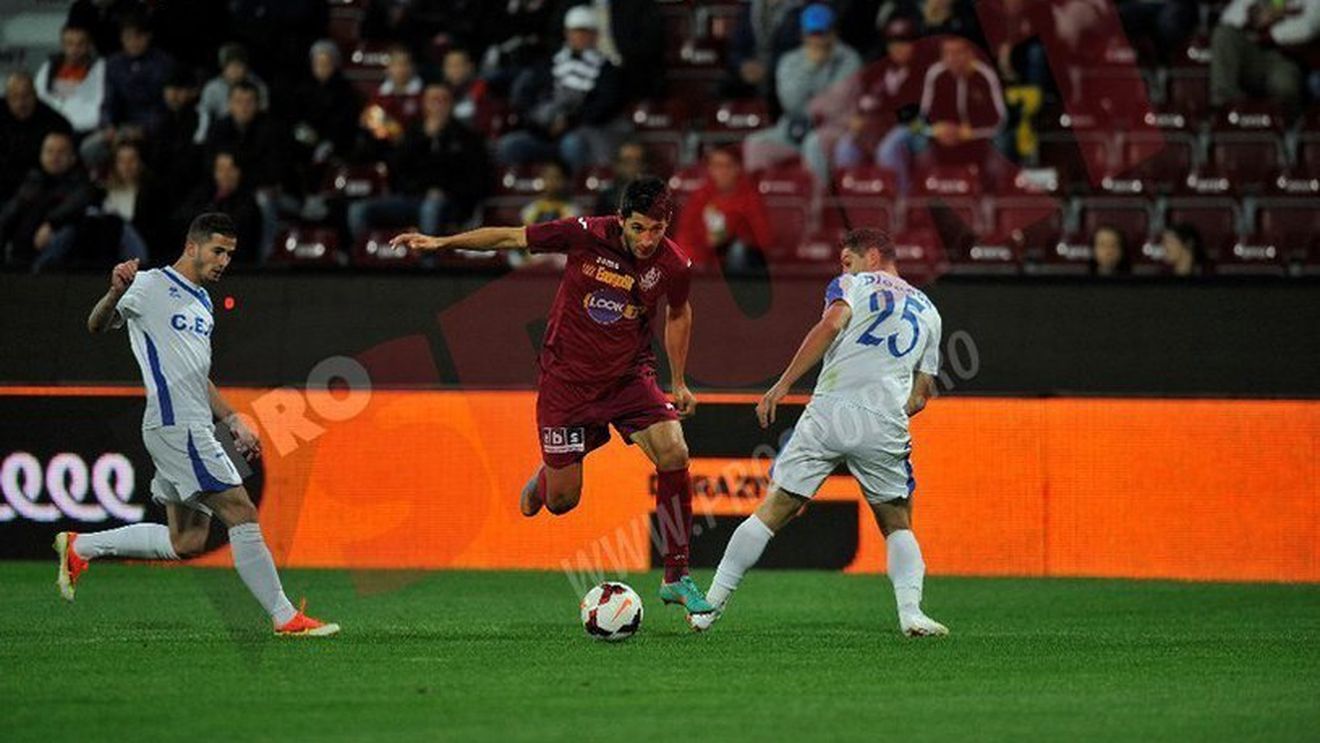 CFR, cioc - cioc cu Ceahlăul. Prima victorie a lui Miriuță în fața fanilor. CFR - Ceahlăul 2-0