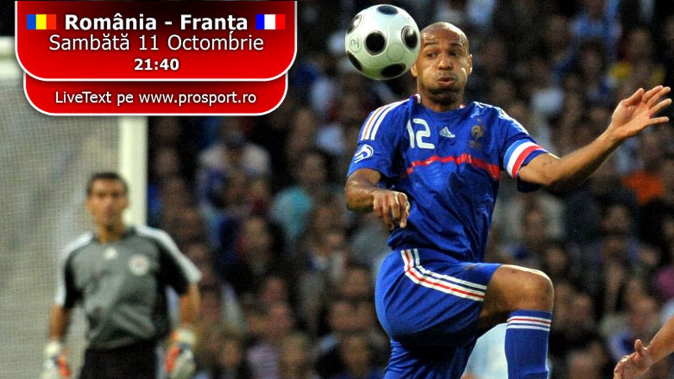 Henry: "Ajungem sigur la mondialul din Africa de Sud!"