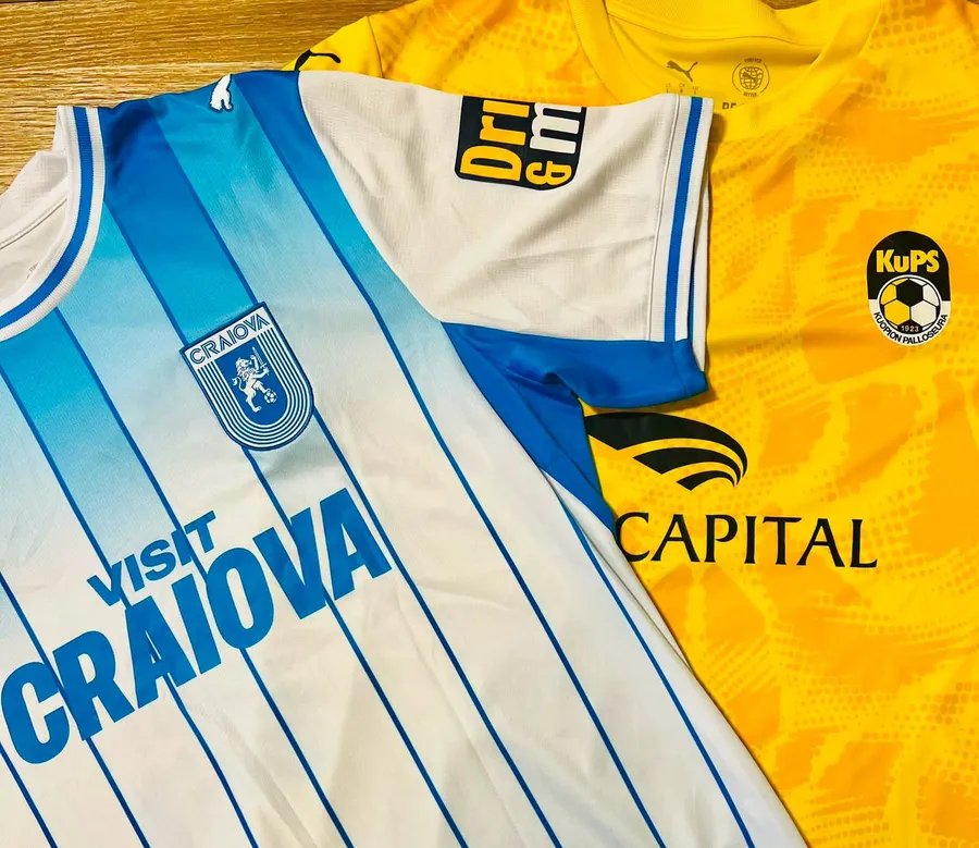 KuPS - Universitatea Craiova în Europa League. În ce echipament joacă oltenii pentru calificarea în play-off!