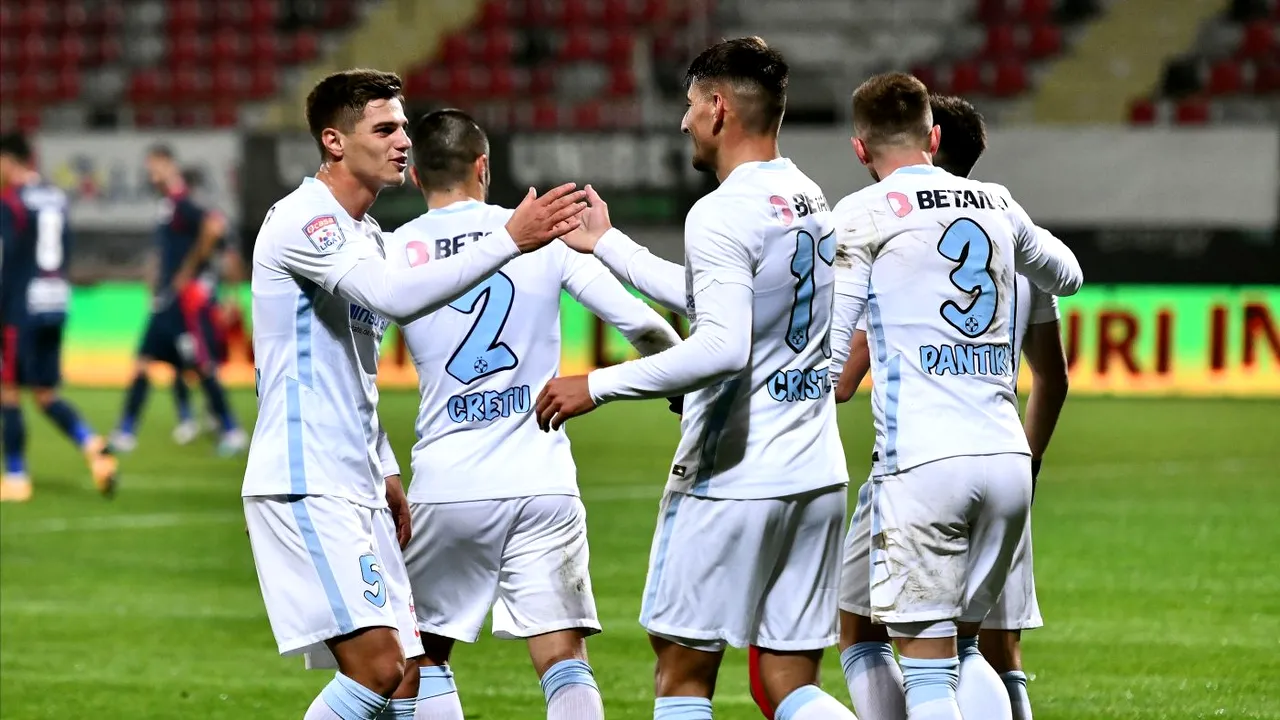 Chindia Târgoviște - FCSB 0-2, Video Online, în etapa a 9-a din Liga 1 | Toni Petrea, a patra victorie consecutivă pe banca roș-albaștrilor!