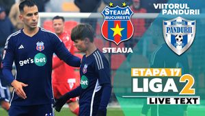 Steaua defilează cu Viitorul Pandurii, dar abia în repriza secundă, și continuă să spere la play-off. Boiciuc și Nacho Heras au fost oamenii jocului