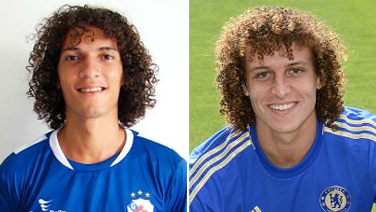 Copie la indigo! David Luiz și-a găsit un "frate geamăn"