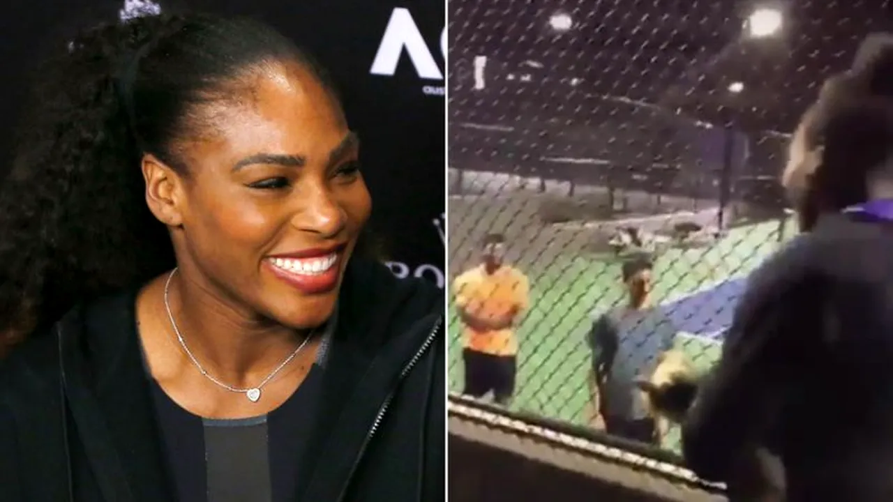 VIDEO | Doi bărbați care jucau tenis au avut parte de cea mai tare surpriză! Serena Williams a intrat pe teren și le-a făcut o propunere de nerefuzat. Care a fost morala 