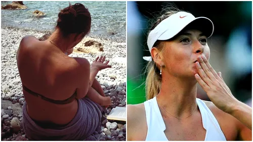 Maria Sharapova a încins plaja din Grecia! Imagini spectaculoase cu fosta regină a circuitului WTA, la trei ani de la retragere | GALERIE FOTO