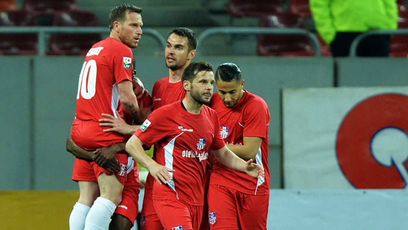 La Galați a reînviat speranța evitării retrogradării. Victoria cu Steaua i-a făcut pe jucătorii lui Florin Marin să privească altfel ultimele jocuri ale Ligii 1: "Vom disputa câte o finală în fiecare etapă"