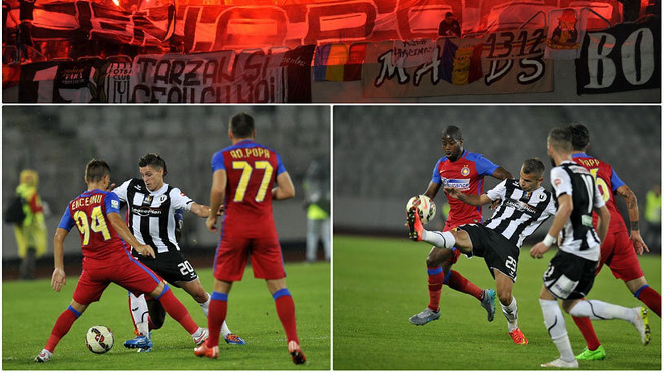 Dulap și Cocină, egalii campionilor timp de 80 de minute. "U" Cluj - Steaua 0-1. Tahar a salvat echipa lui Rădoi pe final