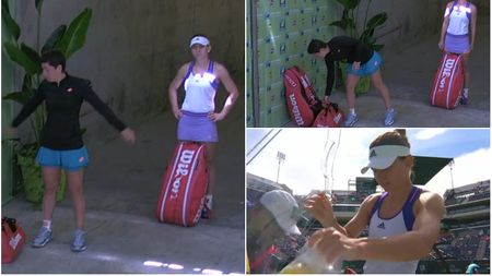 FOTO | Halep i-a "furat" trucul lui Agassi. Ce a făcut înainte de ultimul meci jucat la Indian Wells