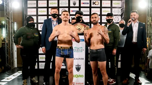 Rivalul lui Viorel Simion la centura WBO International a tremurat la cântarul oficial de la Kiev! Românul, cu aproape un kilogram mai ușor | EXCLUSIV VIDEO