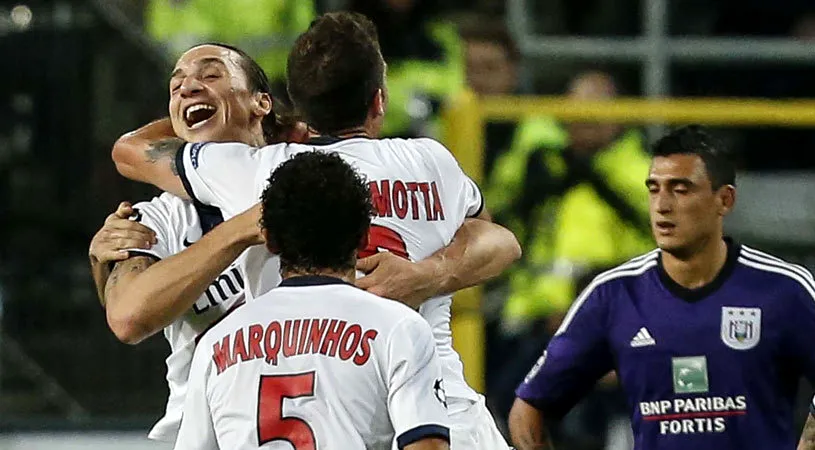 Ibrahimovic a lovit din nou! VIDEO: A reușit un nou super gol. Fanii lui Anderlecht l-au aplaudat în picioare