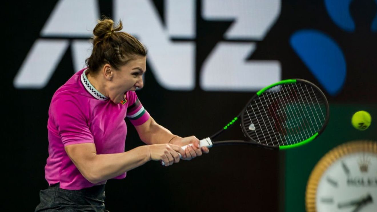 VIDEO | "Bijuteria" Simonei Halep! Românca a reușit lovitura zilei la Australian Open. Kanepi nu a avut reacție