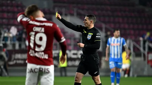 Istvan Kovacs a făcut prăpăd după finalul meciului Rapid – Universitatea Craiova 1:2. Le-a dat cartonaşe roşii lui Petrila şi unui secund giuleştean şi a fost la un pas să-l elimine şi pe Şumudică