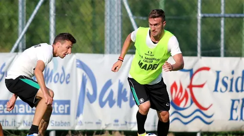 Alexe a debutat la Sassuolo într-un meci de pregătire