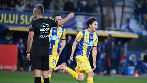 Unirea Slobozia - Petrolul Ploiești 1-2, în etapa 4 din play-out-ul Superligii. Echipa din Ploiești scapă de locul de baraj