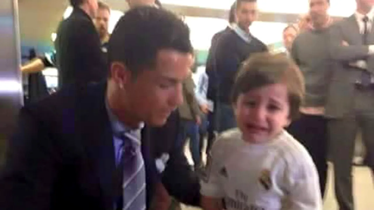 Haidar, un băiețel orfan din Beirut, a fost la Real Madrid și s-a întâlnit cu Cristiano Ronaldo