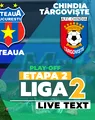 Steaua – Chindia se joacă de la ora 20:30, în debutul etapei 2 a play-off-ului Ligii 2. Bucureștenii au ajuns în turneu și cu ajutorul târgoviștenilor!