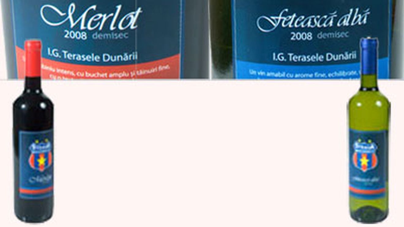 Unde-i cerere e și ofertă!** Steaua a lansat două sortimente de vin cu însemnele clubului!