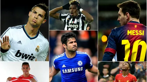 BOMBĂ‚ în TOP 100 cei mai valoroși jucători din lume! Ronaldo a pierdut și locul 2! 9. Alexis, 7. Pogba, 3. Ronaldo. Cum atată topul lansat astăzi