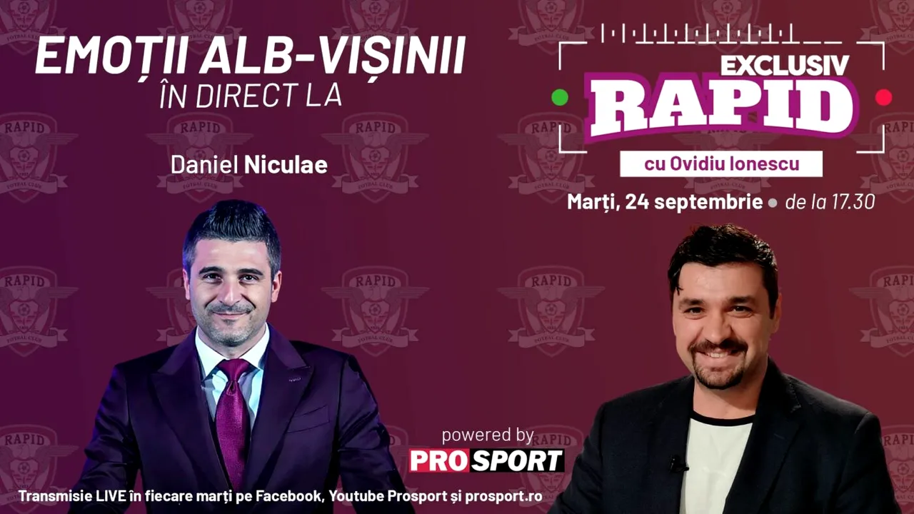 Daniel Niculae vine astăzi la ora 17:30 la 