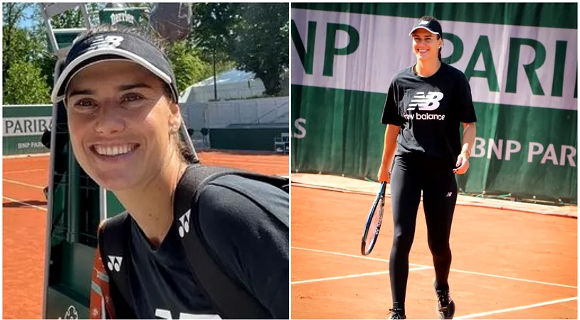 Sorana Cîrstea a făcut show la antrenamentul de la Roland Garros! Cum a fost surprinsă favorita numărul 30 a competiției | FOTO