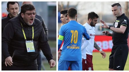Cristian Pustai a făcut show la finalul meciului Rapid - Dunărea Călărași! Atac fără precedent la adresa arbitrajului: ”Să ari un câmp magnetic cu boii ăștia în negru. Uneori chiar te scot din sărite”