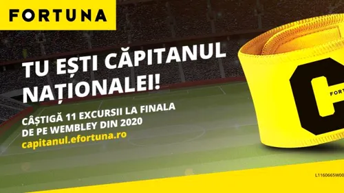 (P) Tu ești Căpitanul! Poartă banderola și du-te pe Wembley la finala Euro 2020!