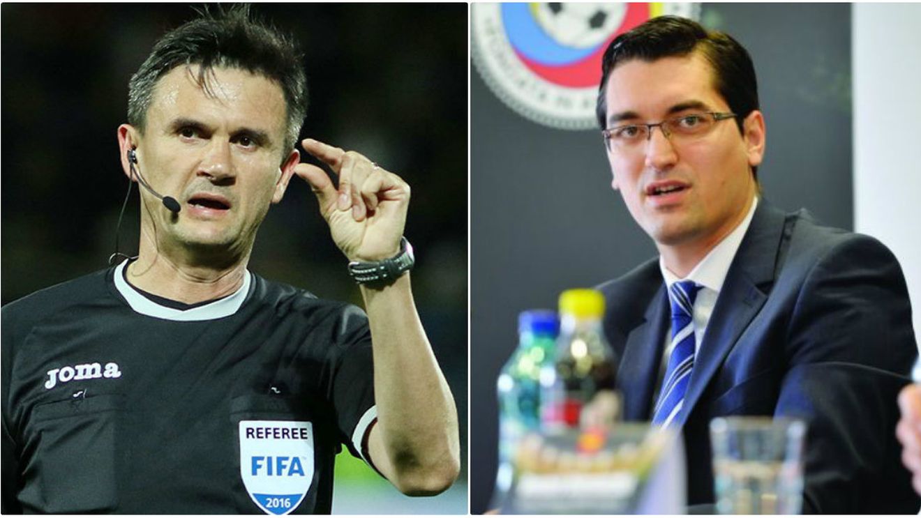 Războiul dintre Balaj și Burleanu a ajuns la episodul 3! Fostul arbitru îi dă o replica acidă președintelui FRF: "Răspund cu o oarecare întârziere, întrucât nu reprezentați o prioritate pentru mine"