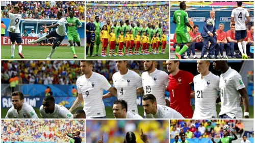Ritm bun, dueluri tari și două goluri. „Cocoșii” merg în sferturile CM după opt ani. FOTO | Imagini impresionante de la Franța – Nigeria