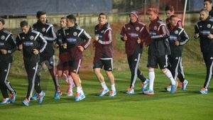 Sepsi, titular în meciul cu Irlanda de Nord? Cum a arătat echipa probabilă la primul antrenament al lui "Tata Puiu" departe de ochii  presei