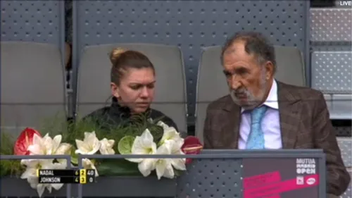 FOTO | Halep, lângă Țiriac, la meciul lui Nadal de la Madrid. Imaginea care exprimă tulburarea Simonei