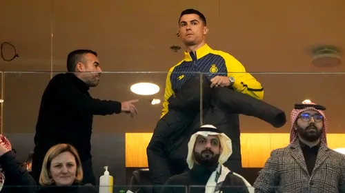 Cristiano Ronaldo și-a făcut apariția la primul meci disputat de Al-Nassr de la sosirea sa! Cum a fost surprins starul portughez | FOTO