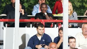 Ze Kalanga a fost prezent în tribune